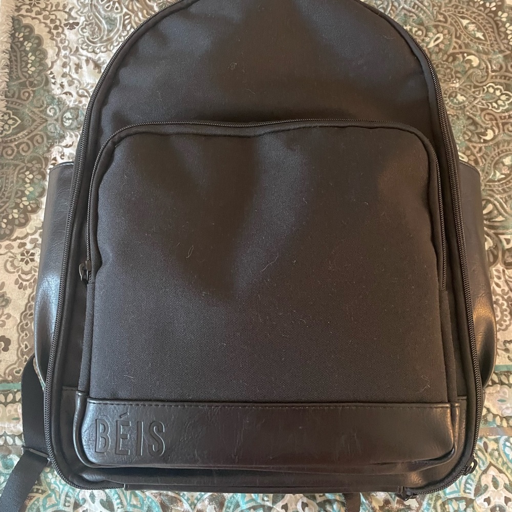 Beis The Backpack in black! Used once. No damage, essentially brand new!!
